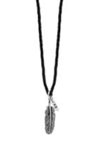 Men's King Baby Feather Pendant Necklace