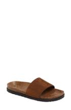 Women's Saint Laurent Joan Slide Sandal Us / 38eu - Brown