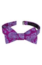 Men's Ted Baker London Preakness Paisley Silk Bow Tie, Size - Red