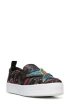 Women's Sam Edelman Leila Bird Embellished Platform Sneaker .5 M - Black