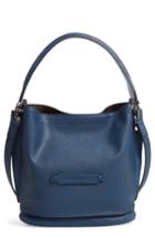 Longchamp 3d Leather Bucket Bag - Blue
