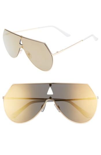 Women's Bp. 60mm Flat Lens Aviator Sunglasses - Gold