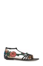 Women's Gucci Ophelia Flower Sandal .5us / 36.5eu - Black