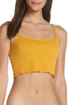 Women's Billabong Sun Rise Beach Cami Bikini Top - Yellow