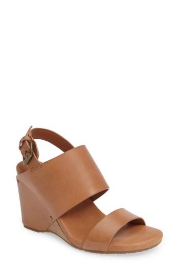 Women's Gentle Souls Inka Wedge Sandal M - Beige