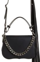 Calvin Klein 205w39nyc Mini Fringe Leather Shoulder Bag - Black