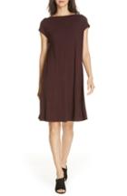Women's Eileen Fisher Twist Back Dress, Size - Purple