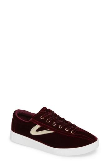 Women's Tretorn 'nylite2 ' Sneaker, Size 5 M - Burgundy