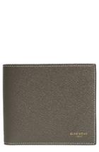 Men's Givenchy Calfskin Leather Bifold Wallet - Beige
