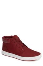 Men's Timberland Davis Square Mid Top Sneaker M - Burgundy