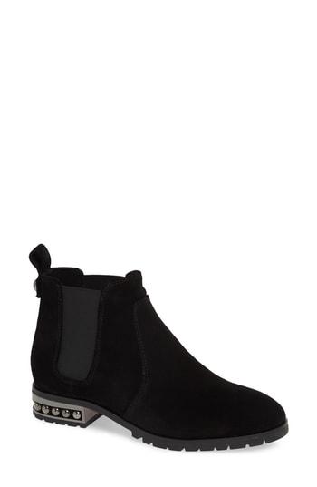 Women's Karl Lagerfeld Saxe Chelsea Bootie M - Black