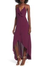 Women's Dee Elly Ruffle Surplice Maxi Dress - Purple