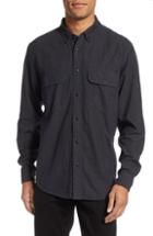 Men's Hudson Jeans Long Sleeve Military Shirt - Grey