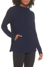Women's Zella Cashmere And Wool Hoodie - Blue