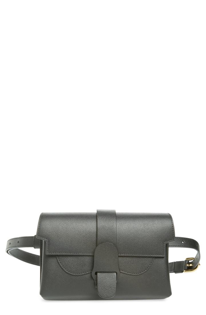 Senreve Aria Leather Belt Bag - Beige