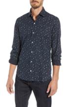 Men's Culturata Tailored Fit Print Sport Shirt - Blue