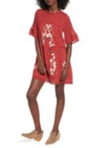 Women's Free People 'perfectly Victorian' Minidress - Red