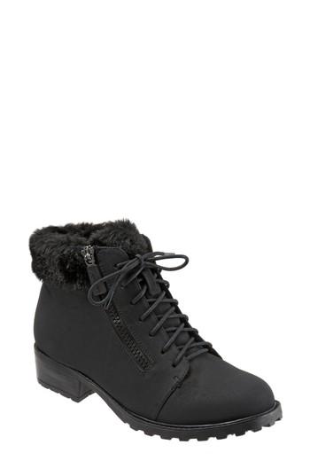 Women's Trotters Below Zero Waterproof Winter Bootie N - Black