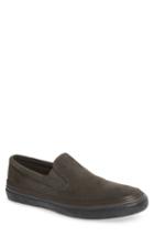 Men's John Varvatos Suede Jet Slip-on Sneaker .5 M - Black