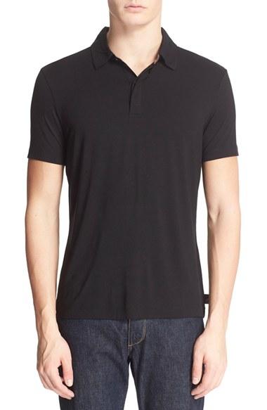 Men's Armani Collezioni Covered Placket Polo