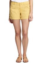 Women's Sanctuary Wanderer Cargo Shorts - Yellow