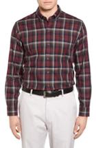 Men's Cutter & Buck Creek Classic Fit Non-iron Plaid Sport Shirt