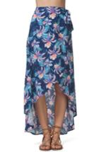 Women's Rip Curl Tropic Tribe Wrap Skirt - Blue