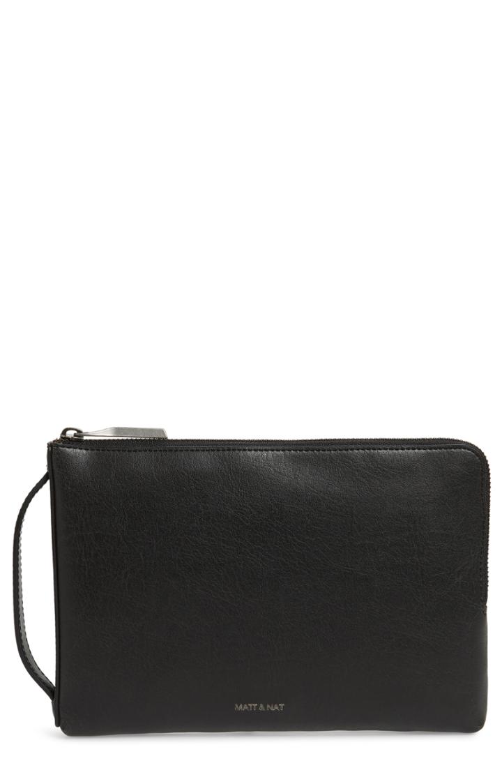 Matt & Nat Large Seva Faux Leather Pouch Wallet -