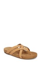 Women's Lucky Brand Fillima Flip Flop M - Beige