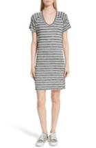 Women's Rag & Bone/jean Stripe T-shirt Dress, Size - Grey