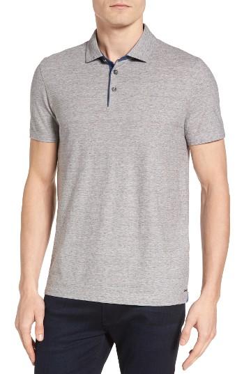 Men's Boss Place 15 Slim Fit Polo - Grey