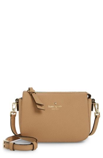 Kate Spade New York Daniels Drive - Wendi Leather Crossbody Bag - Brown