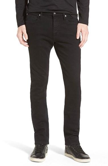 Men's Frame 'l'homme' Skinny Fit Jeans - Black