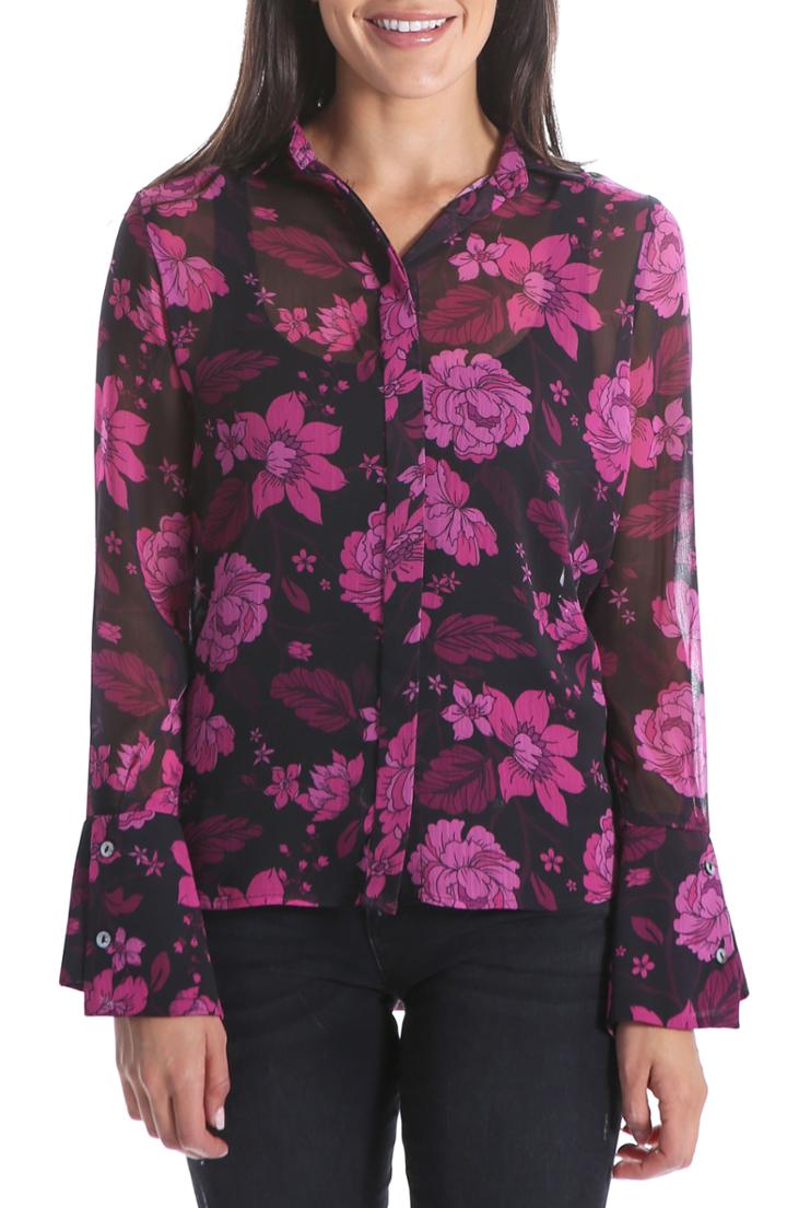 Women's Kut From The Kloth Odelline Bell Sleeve Top