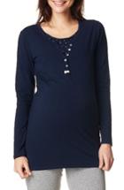 Women's Noppies Amber Henley Maternity/nursing Tee