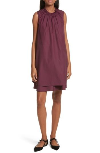 Women's Ted Baker London Ezmay Tiered Shift Dress - Burgundy