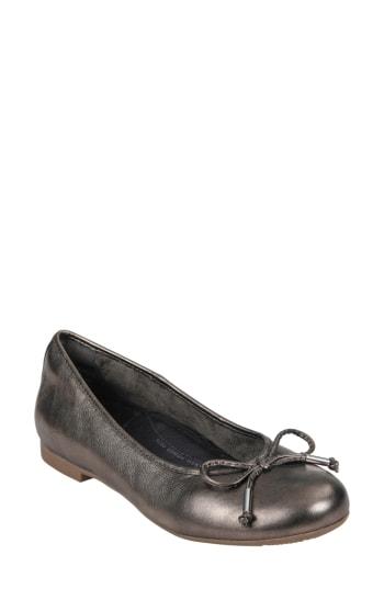 Women's Earth Alina Skimmer Flat M - Metallic