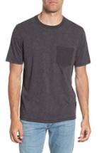 Men's Billy Reid Field Line Crewneck T-shirt - Black