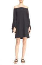 Women's Tibi Off The Shoulder Flutter Sleeve Dress