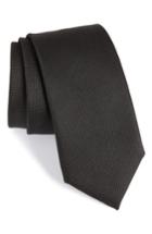 Men's Boss Silk Tie, Size - Black