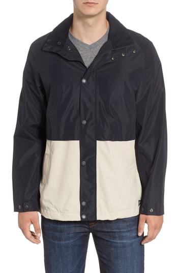 Men's Barbour Nautical Dolan Waterproof Jacket - Blue