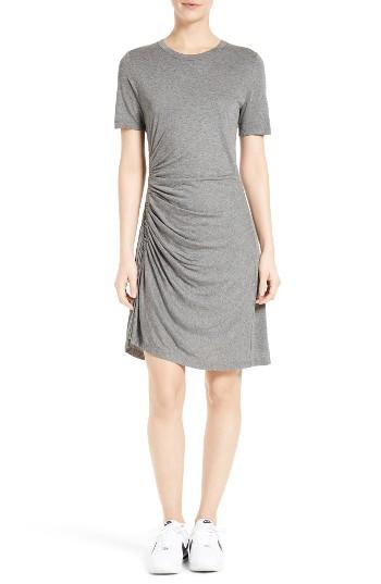 Women's A.l.c. Sally Ruched T-shirt Dress - Grey