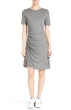 Women's A.l.c. Sally Ruched T-shirt Dress - Grey