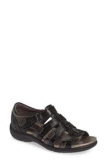 Women's Aravon Bromly Sandal .5 B - Black