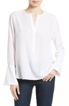 Women's Equipment Kenley Bell Cuff Silk Blouse - White
