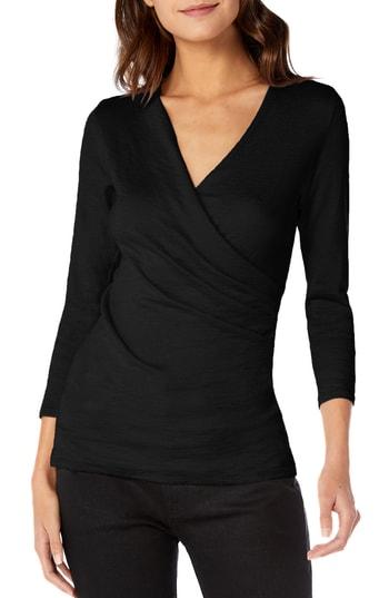 Women's Michael Stars Shine Surplice Top