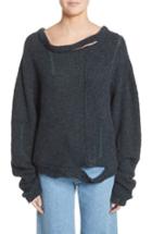 Women's Eckhaus Latta Wiggly Road Sweater - Blue