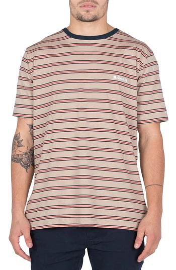 Men's Barney Cools Retro Striped T-shirt - White