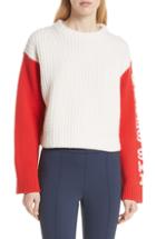 Women's Tory Sport Crop Apres Ski Sweater - White