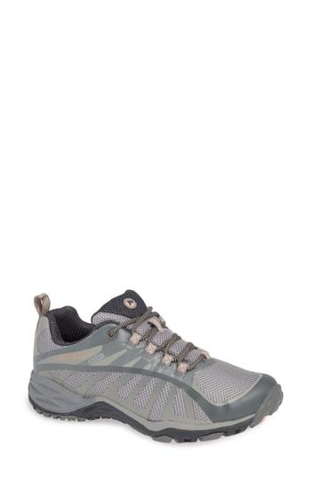 Women's Merrell Siren Edge Waterproof Q2 Hiking Shoe M - Grey